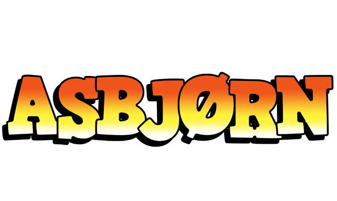 Asbjørn sunset logo