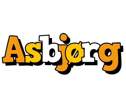 Asbjørg cartoon logo