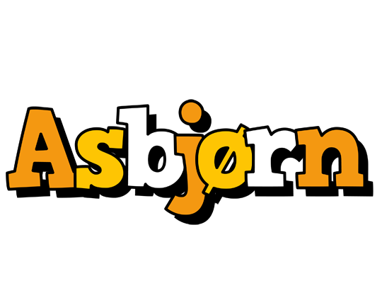 Asbjørn cartoon logo