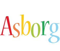 Asborg birthday logo