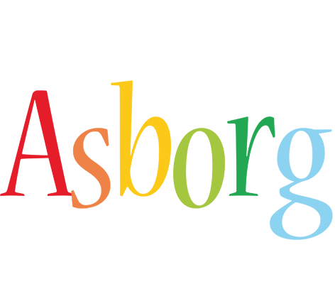 Asborg birthday logo