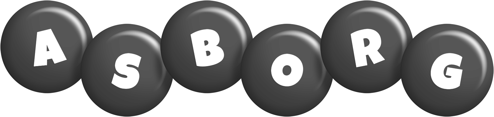 Asborg candy-black logo