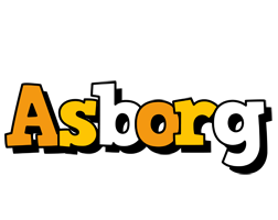 Asborg cartoon logo