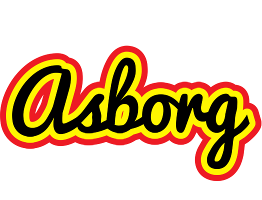 Asborg flaming logo