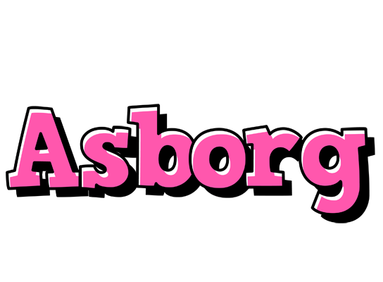 Asborg girlish logo