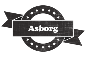 Asborg grunge logo