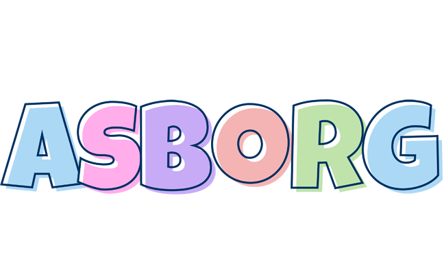 Asborg pastel logo
