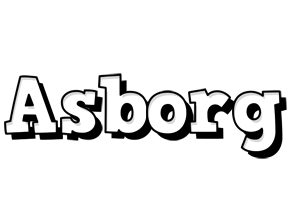 Asborg snowing logo