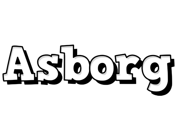 Asborg snowing logo