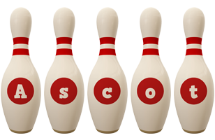 Ascot bowling-pin logo