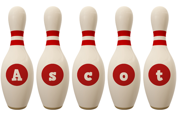 Ascot bowling-pin logo