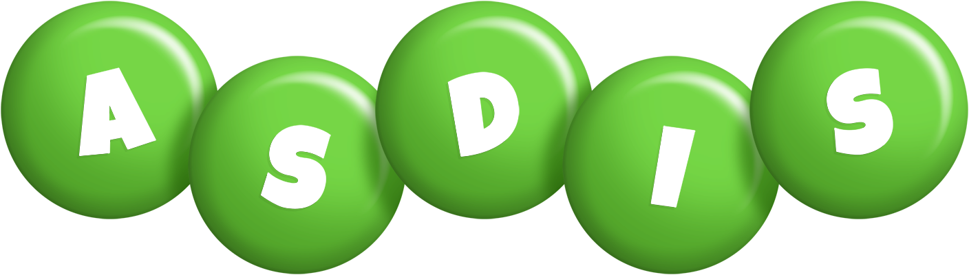 Asdis candy-green logo