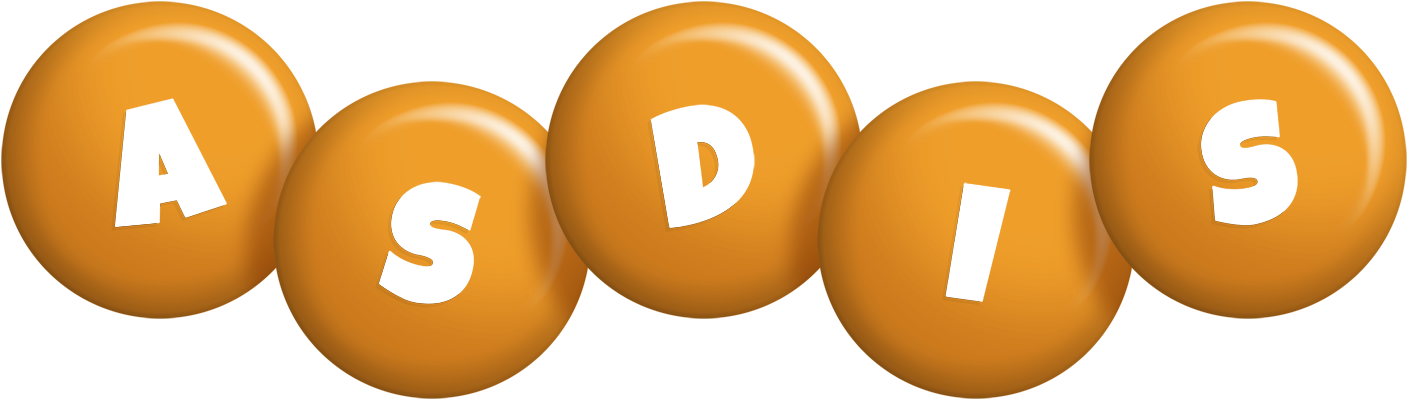 Asdis candy-orange logo