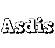 Asdis snowing logo