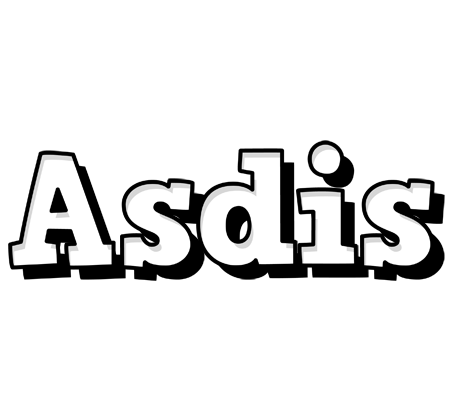 Asdis snowing logo