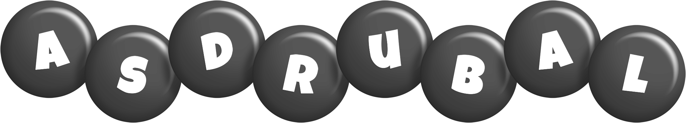 Asdrubal candy-black logo