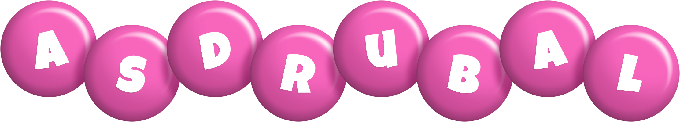 Asdrubal candy-pink logo