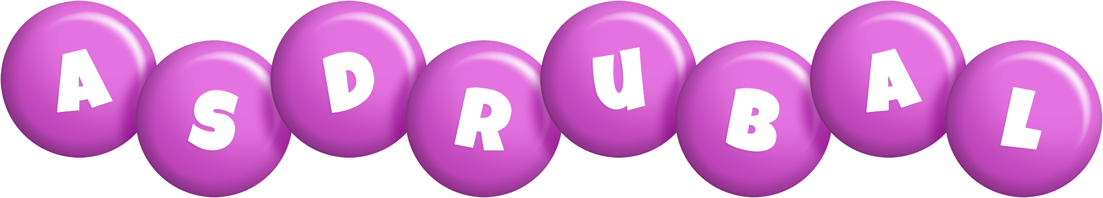 Asdrubal candy-purple logo