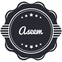 Aseem badge logo