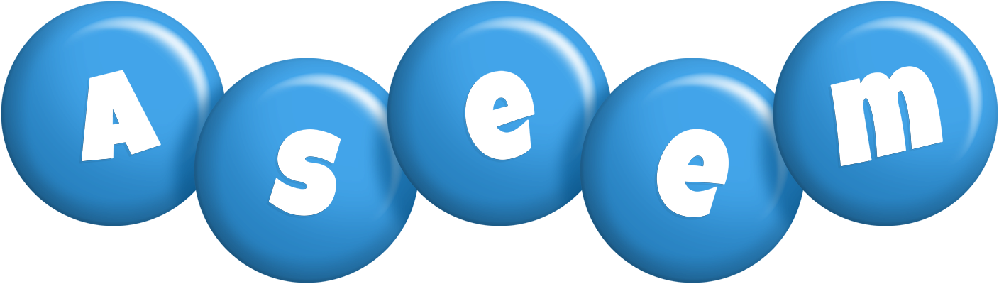 Aseem candy-blue logo