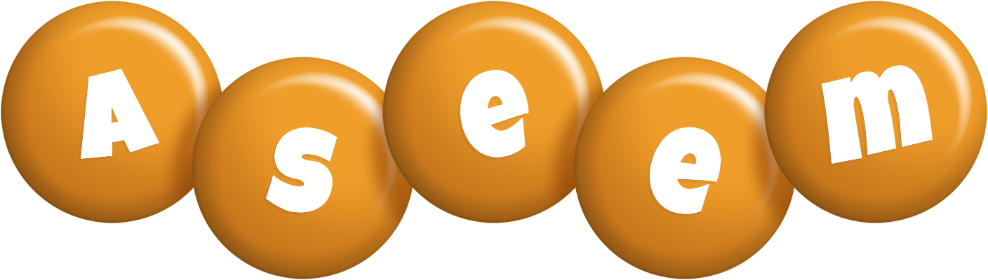 Aseem candy-orange logo