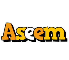 Aseem cartoon logo