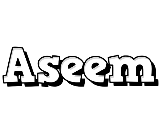 Aseem snowing logo