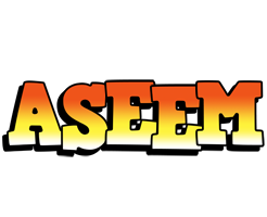 Aseem sunset logo