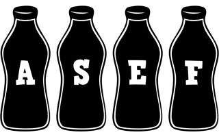 Asef bottle logo