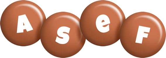 Asef candy-brown logo