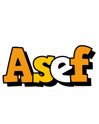 Asef cartoon logo