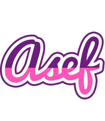 Asef cheerful logo