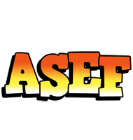 Asef sunset logo