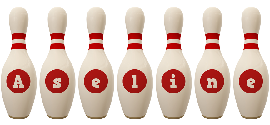 Aseline bowling-pin logo