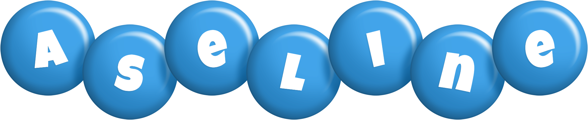 Aseline candy-blue logo