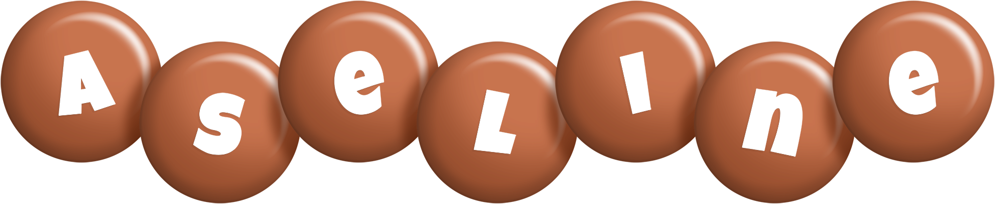 Aseline candy-brown logo