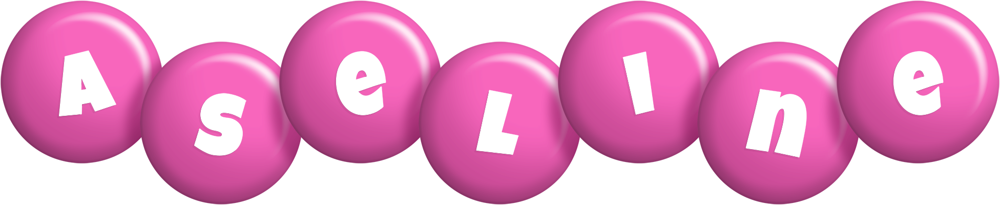 Aseline candy-pink logo