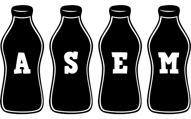 Asem bottle logo