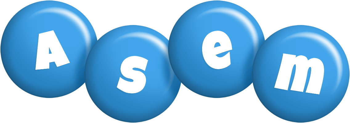Asem candy-blue logo