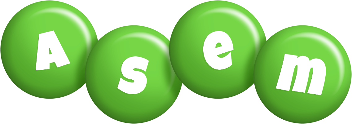 Asem candy-green logo