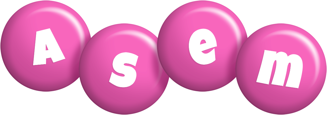 Asem candy-pink logo