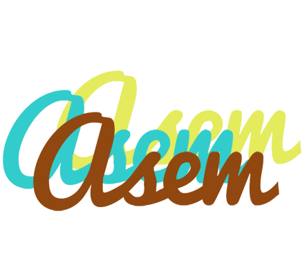 Asem cupcake logo