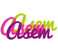 Asem flowers logo
