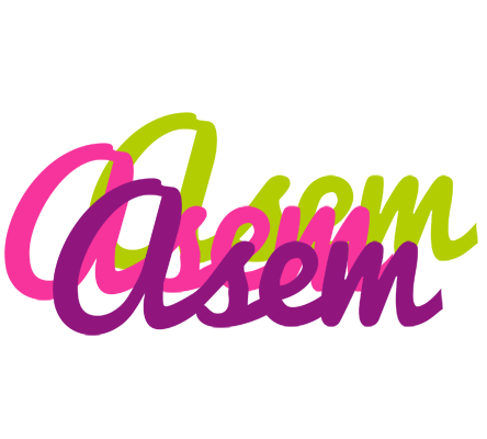 Asem flowers logo