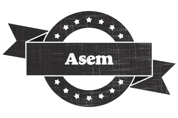 Asem grunge logo