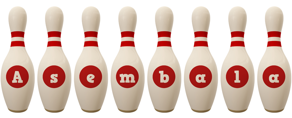 Asembala bowling-pin logo
