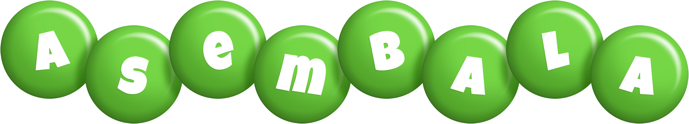 Asembala candy-green logo