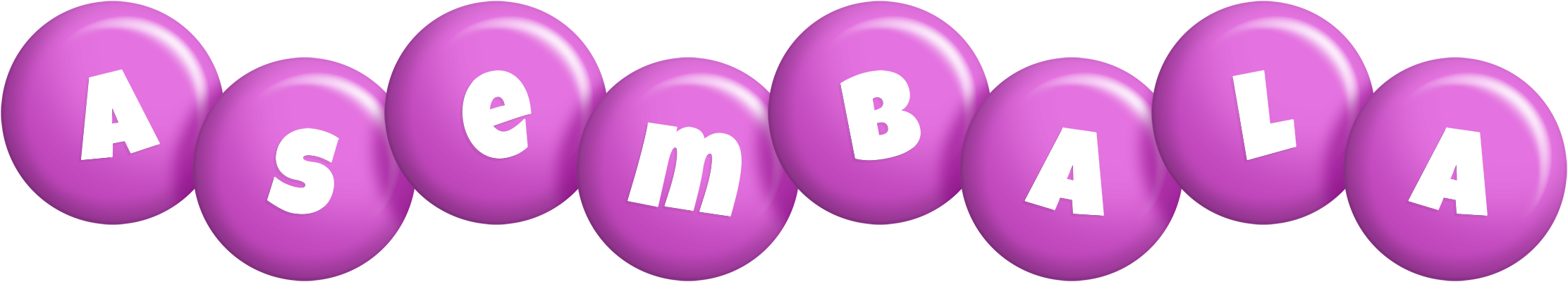 Asembala candy-purple logo