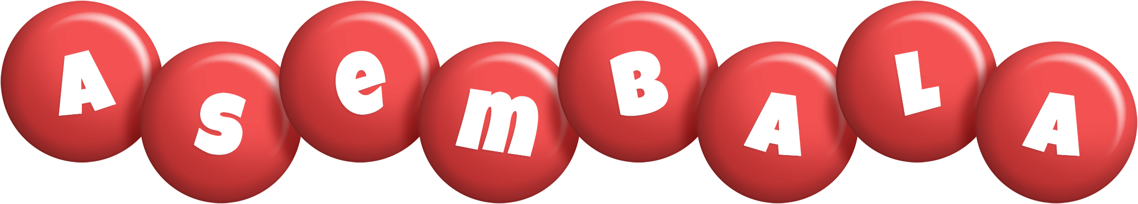 Asembala candy-red logo