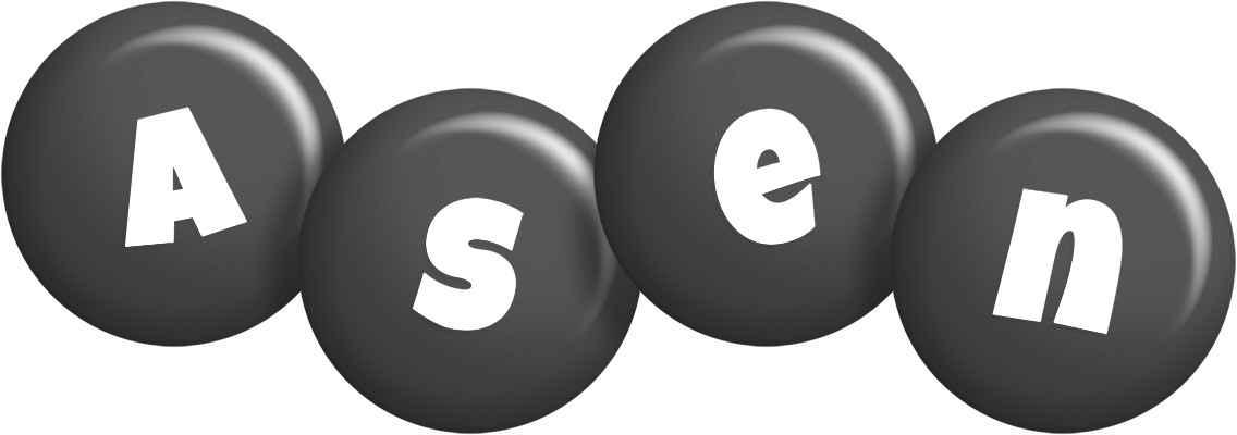 Asen candy-black logo